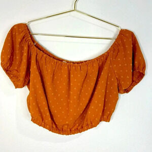 🆕 Lush Rust Colored Crop Top
